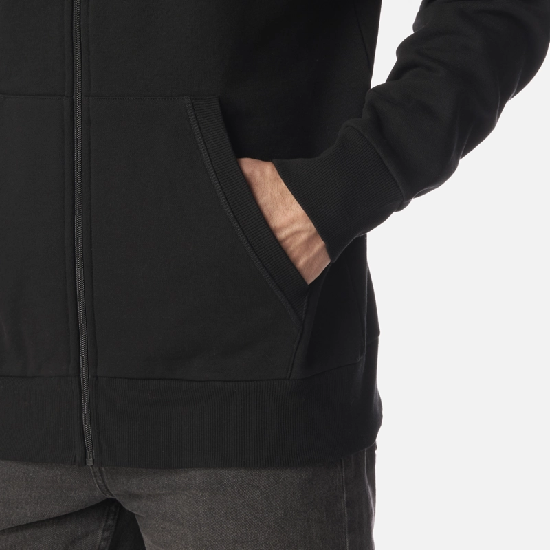 POLERON HOMBRE ULMO FULL ZIP HOODY SWEATSHIRT NEGRO LIPPI I26 - 5