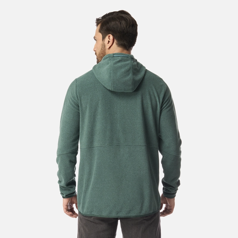 POLAR HOMBRE STRIPES NANO-F FULL ZIP HOODY PETROLEO LIPPI I26 - 3