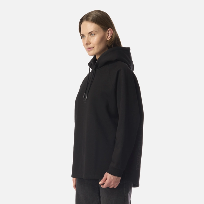 POLERON MUJER HEAVY DUTY HOODY SWEATSHIRT NEGRO LIPPI I26 - 2