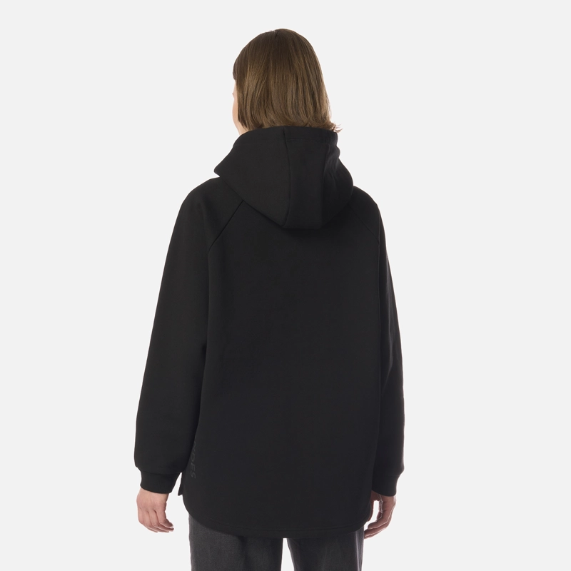 POLERON MUJER HEAVY DUTY HOODY SWEATSHIRT NEGRO LIPPI I26 - 3