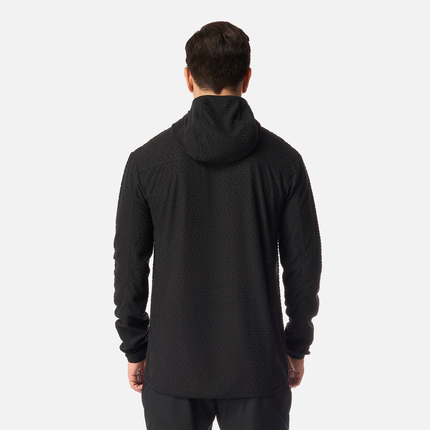 POLERON HOMBRE JACARANDA NANO-F 1/4 ZIP HOODY NEGRO LIPPI I26 - 3