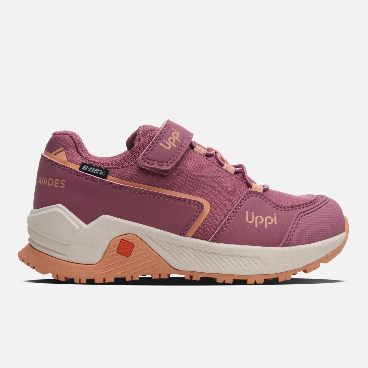 ZAPATILLA NIÑA MOTION LOW KIDS B-DRY ROSA OSCURO LIPPI I26 - 1