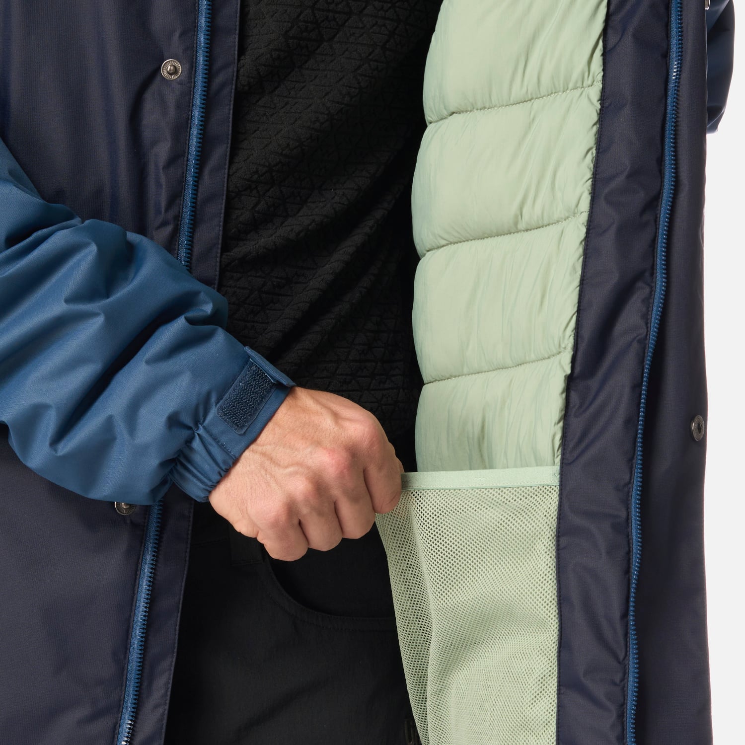 CHAQUETA HOMBRE GUNTHER B-DRY HOODY JACKET AZUL OSCURO LIPPI I26 - 6