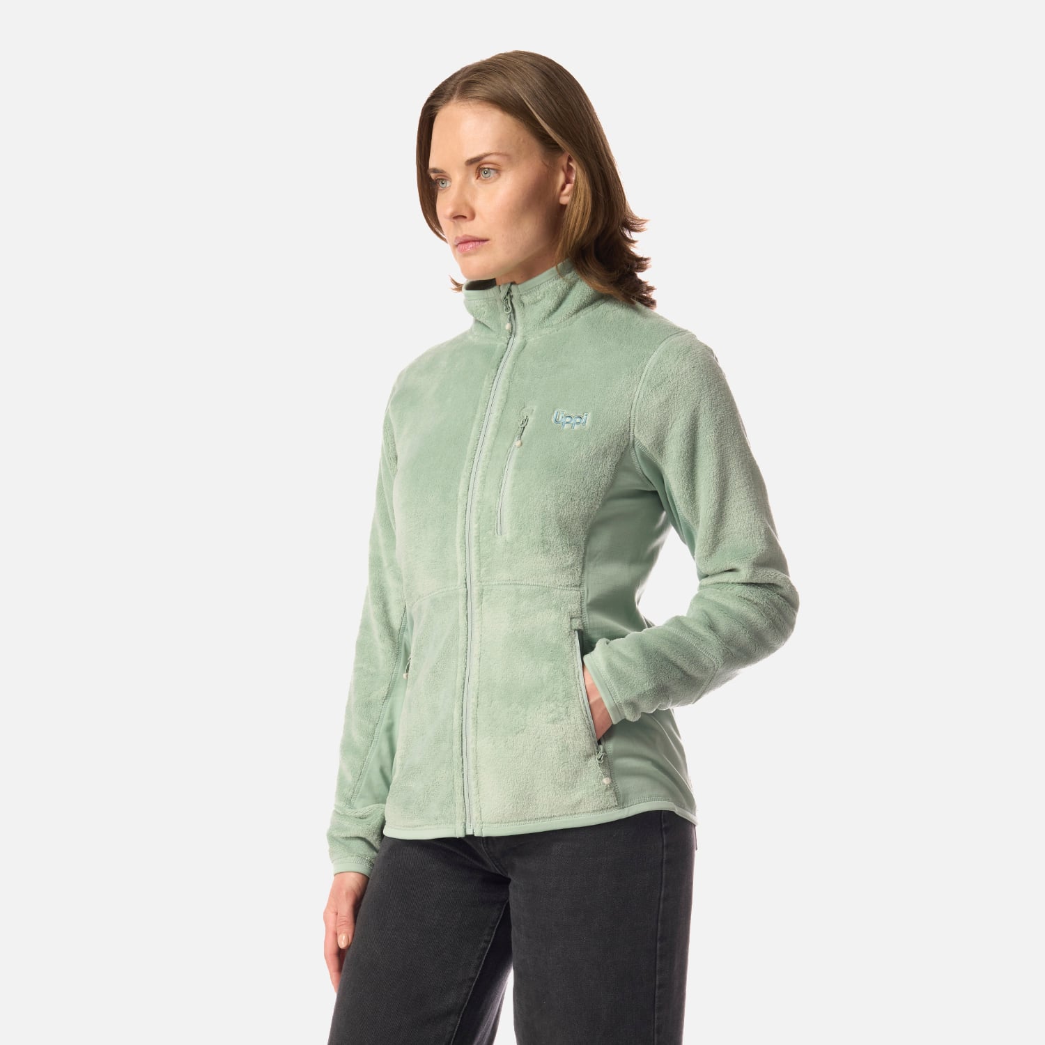 POLAR MUJER NUMAN SHAGGY-PRO JACKET JADE LIPPI I26 - 2