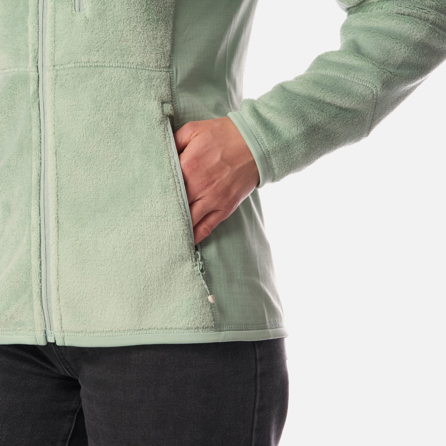 POLAR MUJER NUMAN SHAGGY-PRO JACKET JADE LIPPI I26 - 5