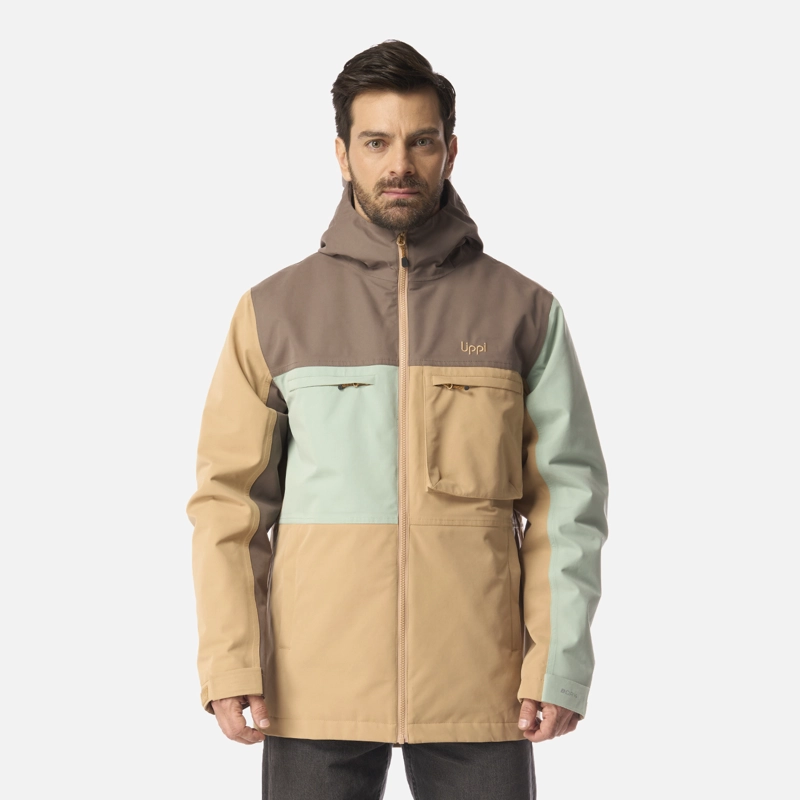 CHAQUETA HOMBRE CITIZEN WARM B-DRY HOODY JACKET CAMEL LIPPI I26 - 1