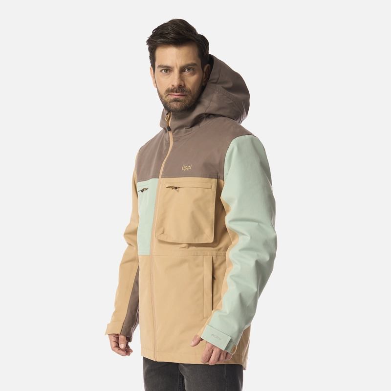 CHAQUETA HOMBRE CITIZEN WARM B-DRY HOODY JACKET CAMEL LIPPI I26 - 2