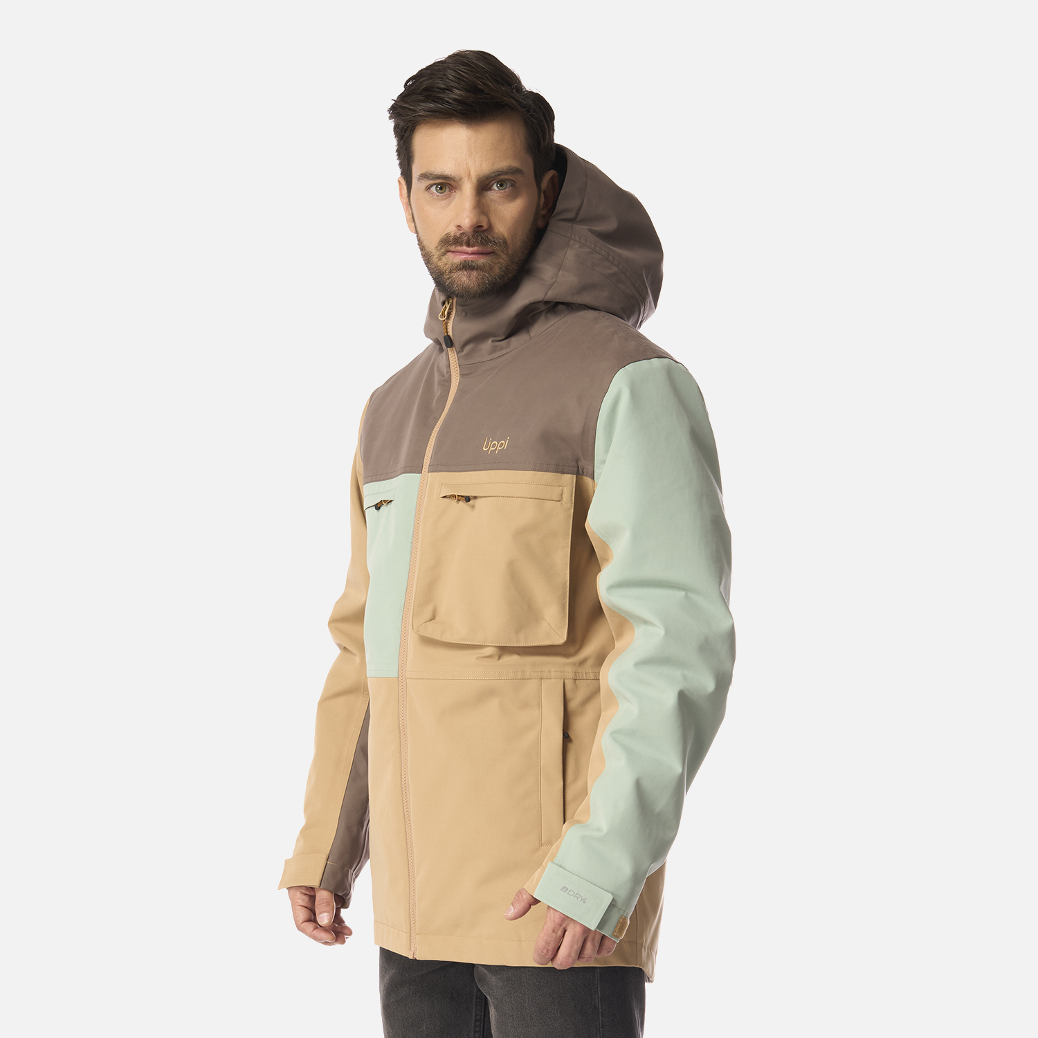CHAQUETA HOMBRE CITIZEN WARM B-DRY HOODY JACKET CAMEL LIPPI I26 - 2