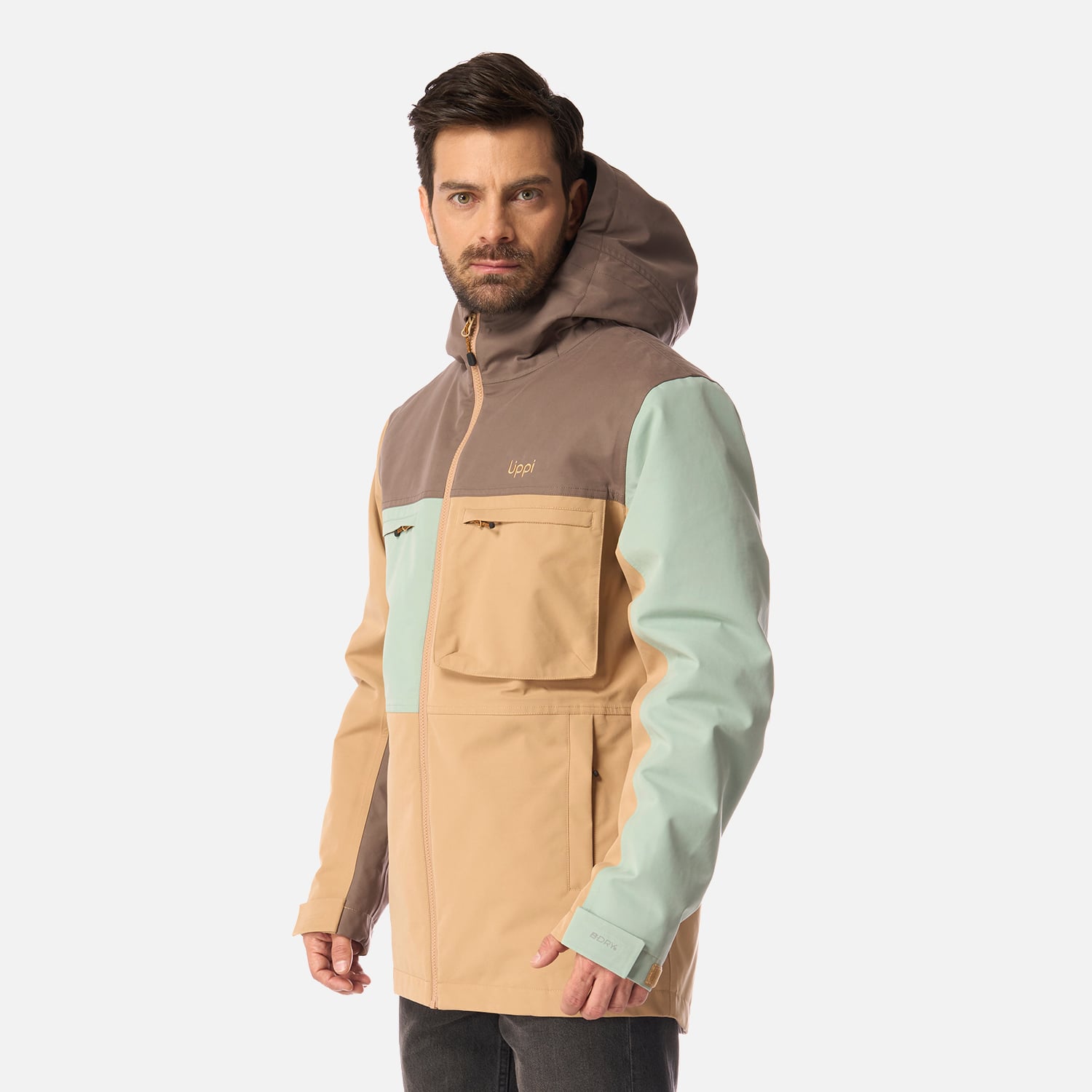 CHAQUETA HOMBRE CITIZEN WARM B-DRY HOODY JACKET CAMEL LIPPI I26 - 2