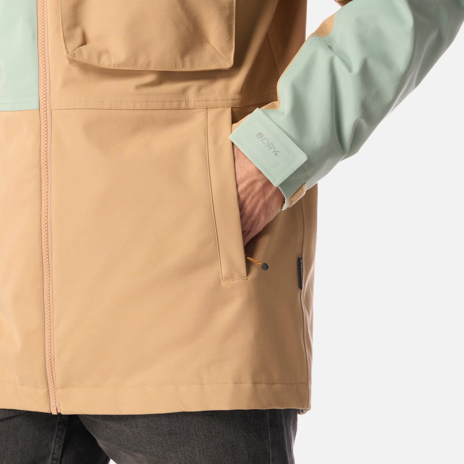 CHAQUETA HOMBRE CITIZEN WARM B-DRY HOODY JACKET CAMEL LIPPI I26 - 6