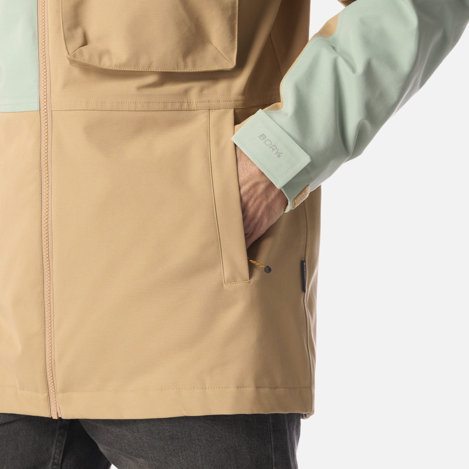 CHAQUETA HOMBRE CITIZEN WARM B-DRY HOODY JACKET CAMEL LIPPI I26 - 6