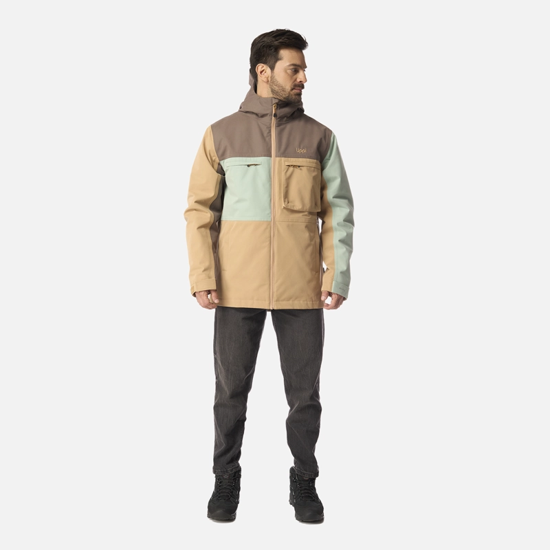 CHAQUETA HOMBRE CITIZEN WARM B-DRY HOODY JACKET CAMEL LIPPI I26 - 8