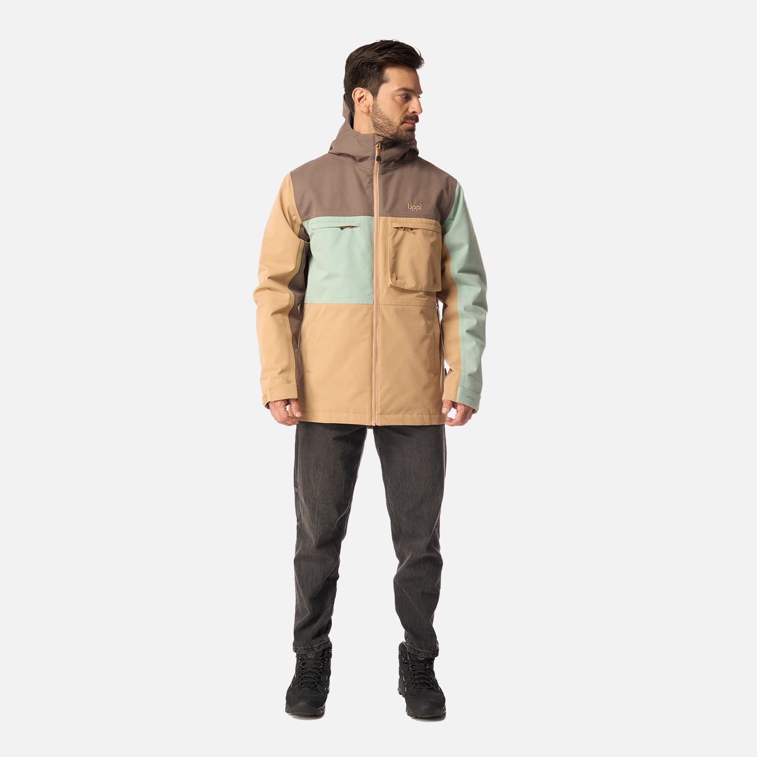 CHAQUETA HOMBRE CITIZEN WARM B-DRY HOODY JACKET CAMEL LIPPI I26 - 8