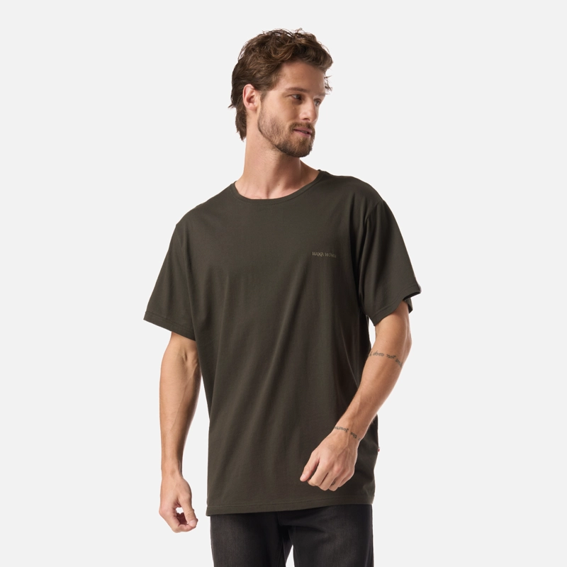 POLERA HOMBRE HAKA VERDE MILITAR HAKA HONU - 1