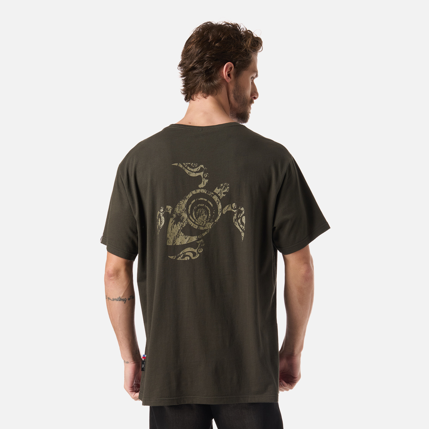 POLERA HOMBRE HAKA VERDE MILITAR HAKA HONU - 2