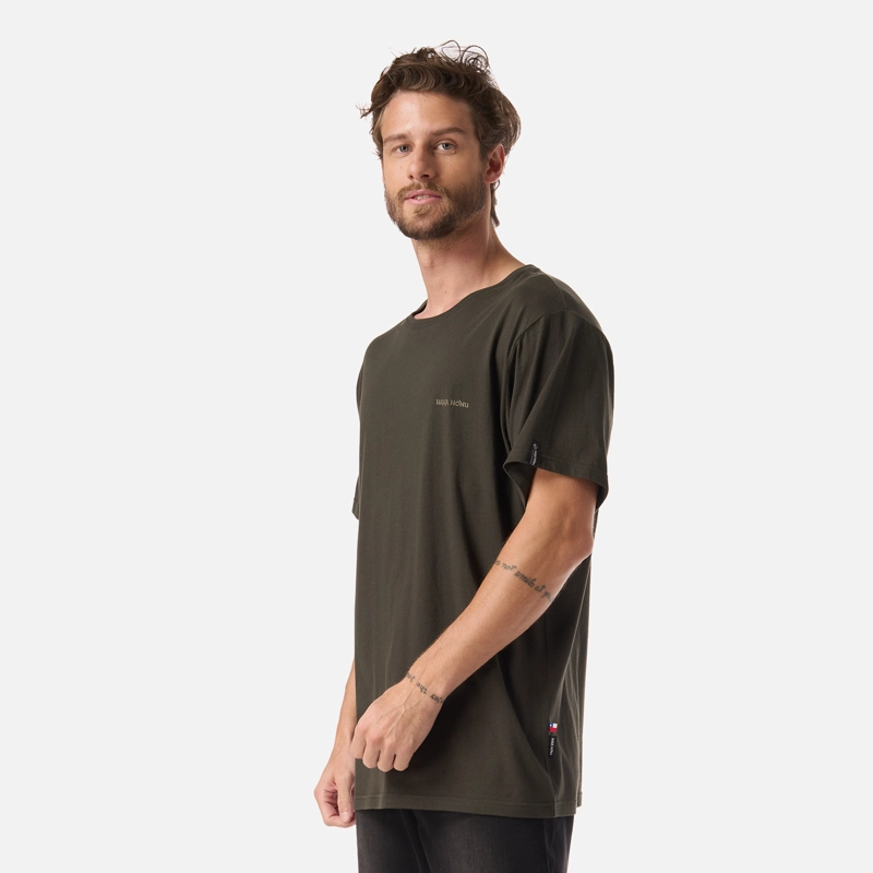 POLERA HOMBRE HAKA VERDE MILITAR HAKA HONU - 3