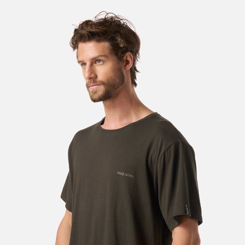 POLERA HOMBRE HAKA VERDE MILITAR HAKA HONU - 4