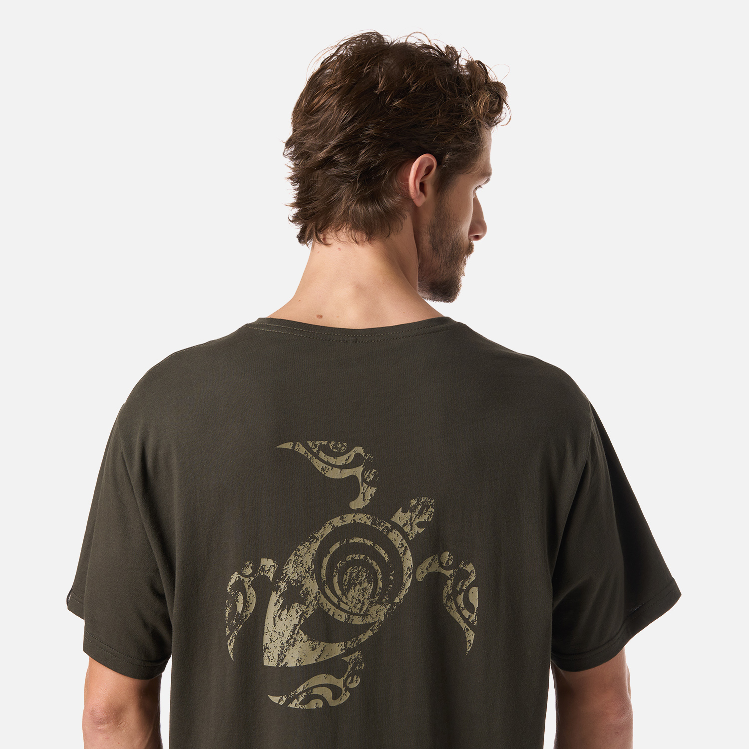 POLERA HOMBRE HAKA VERDE MILITAR HAKA HONU - 5