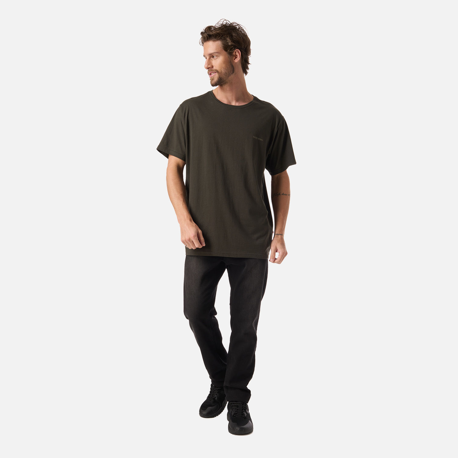 POLERA HOMBRE HAKA VERDE MILITAR HAKA HONU - 6