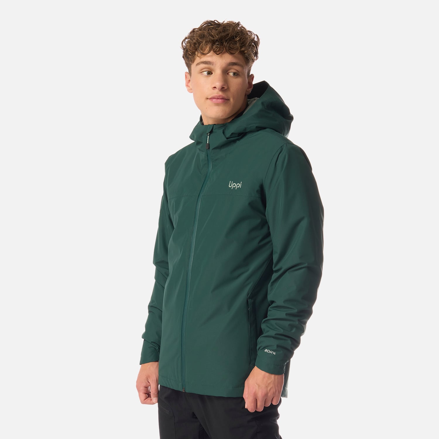 CHAQUETA TEEN BOY COLD PLACE B-DRY HOODY JACKET PETROLEO LIPPI I26 - 2