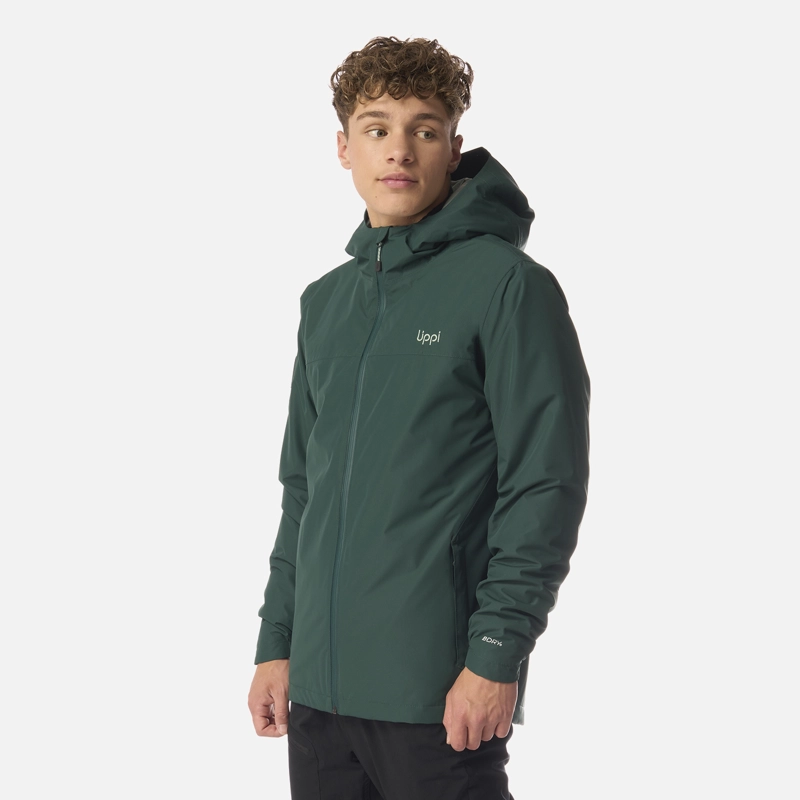 CHAQUETA TEEN BOY COLD PLACE B-DRY HOODY JACKET PETROLEO LIPPI I26 - 2