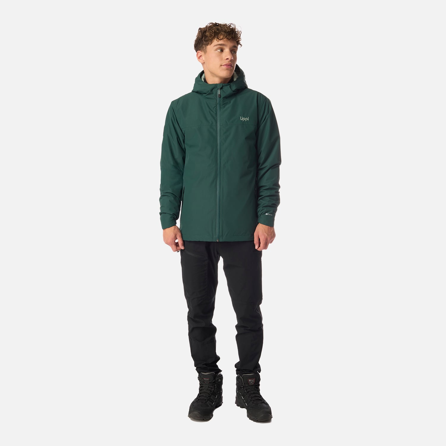 CHAQUETA TEEN BOY COLD PLACE B-DRY HOODY JACKET PETROLEO LIPPI I26 - 9