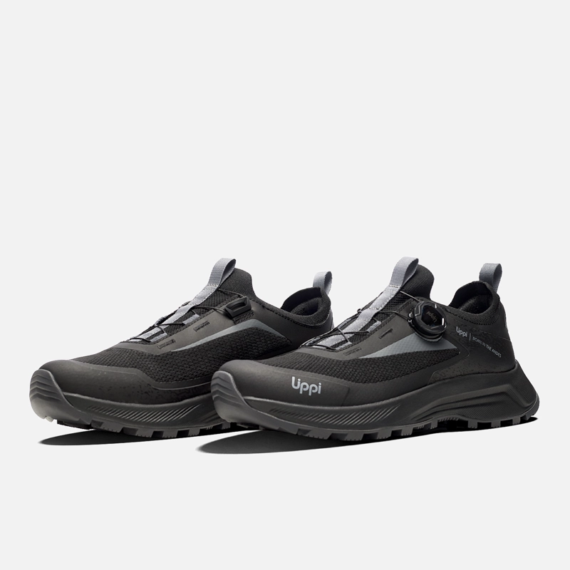 ZAPATILLA HOMBRE LIGHT KNIT TWIST NEGRO LIPPI I26 - 4