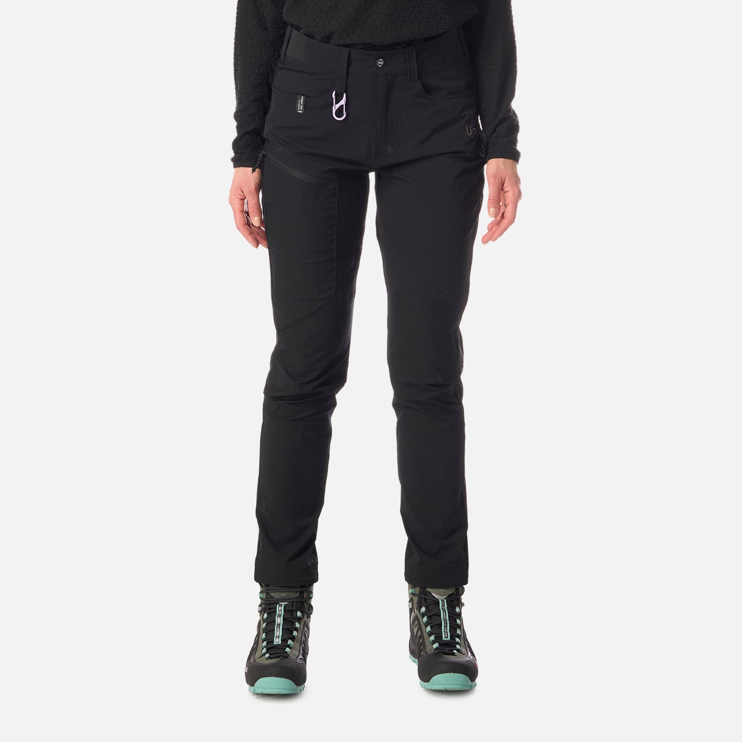 PANTALON MUJER LENNOX Q-DRY SLIM FIT PANTS NEGRO LIPPI I26 - 1