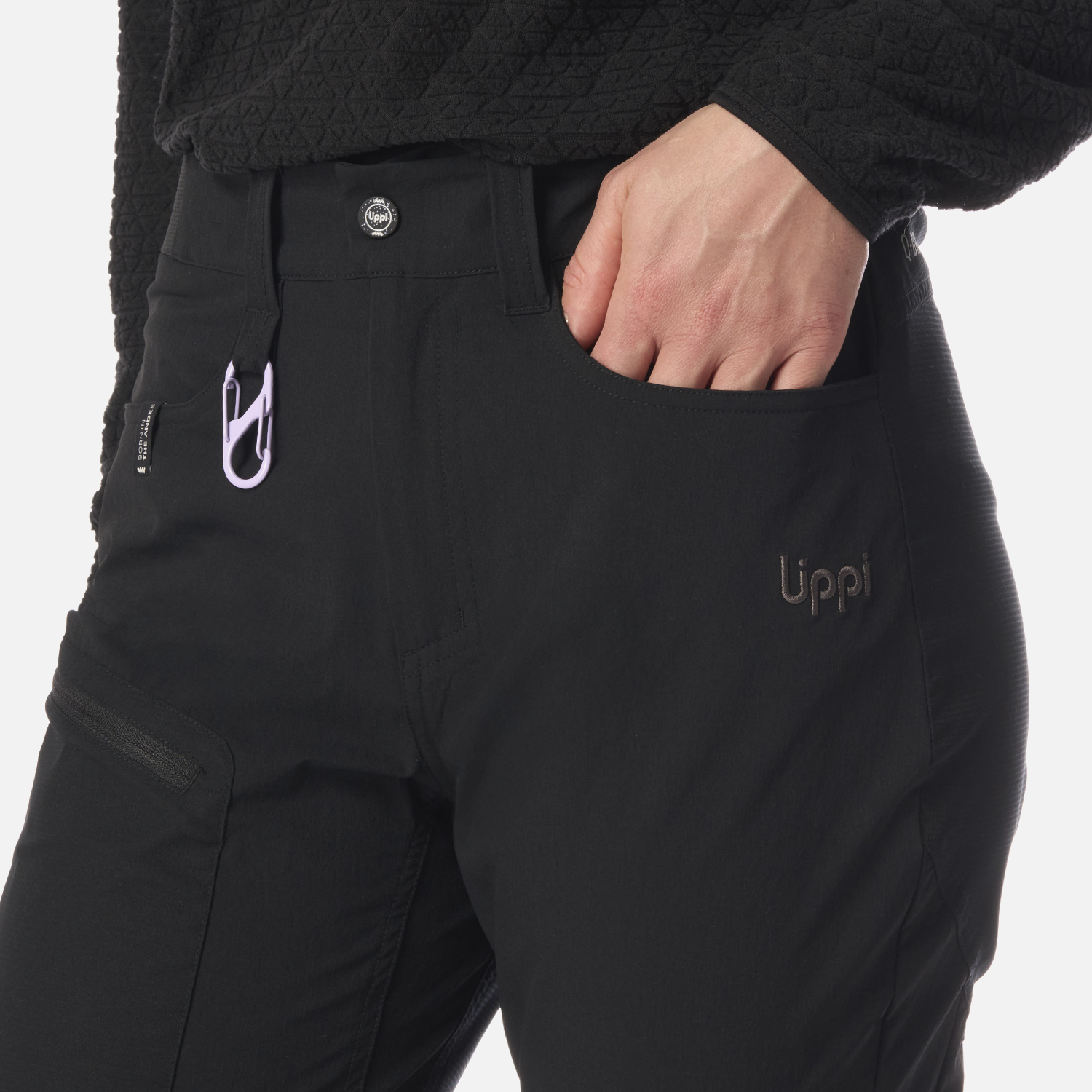 PANTALON MUJER LENNOX Q-DRY SLIM FIT PANTS NEGRO LIPPI I26 - 4