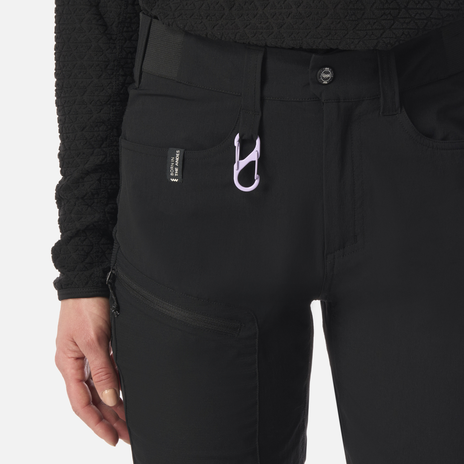 PANTALON MUJER LENNOX Q-DRY SLIM FIT PANTS NEGRO LIPPI I26 - 5
