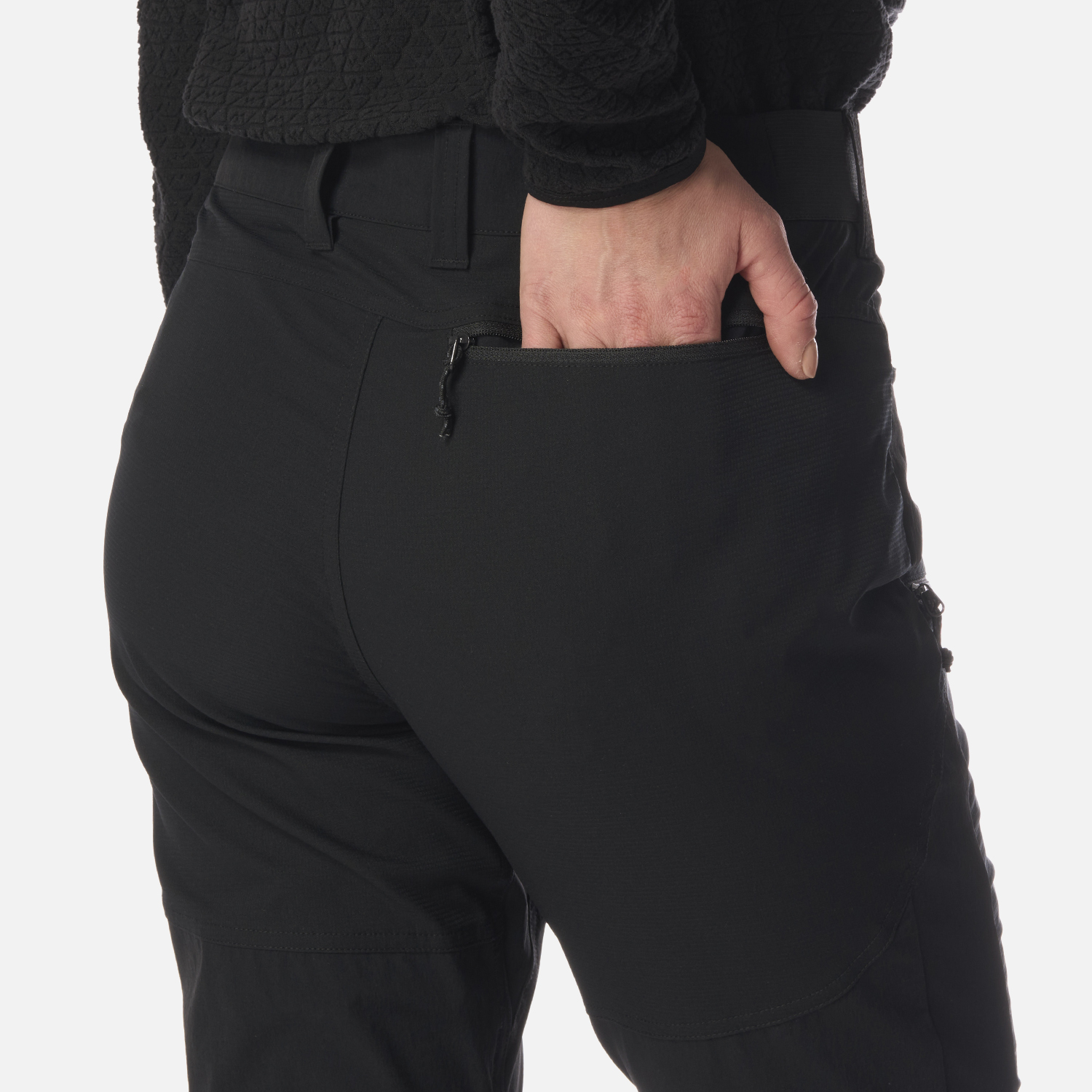 PANTALON MUJER LENNOX Q-DRY SLIM FIT PANTS NEGRO LIPPI I26 - 8