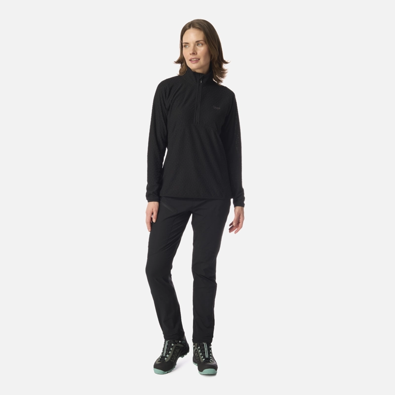 PANTALON MUJER LENNOX Q-DRY SLIM FIT PANTS NEGRO LIPPI I26 - 9