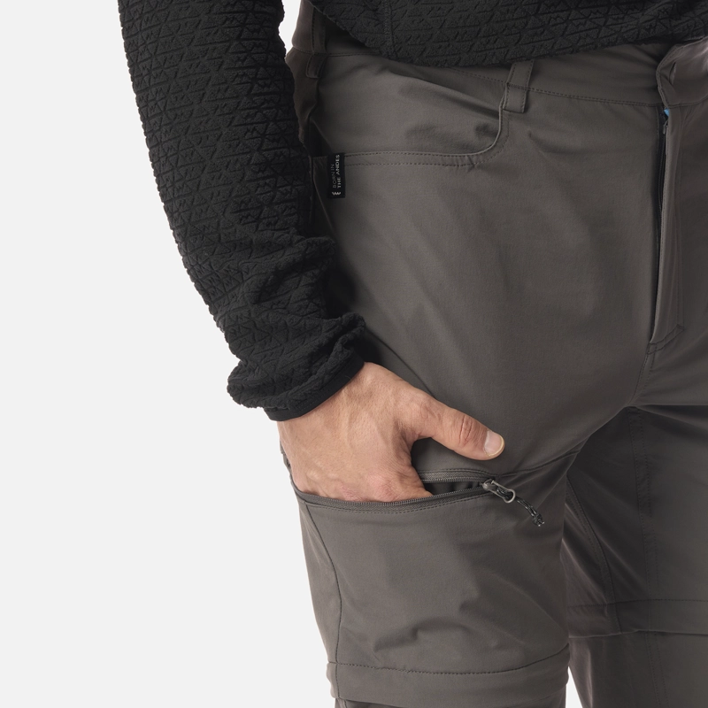 PANTALON HOMBRE BLACKLASH Q-DRY MIX-2 PANTS GRIS MEDIO LIPPI I26 - 5