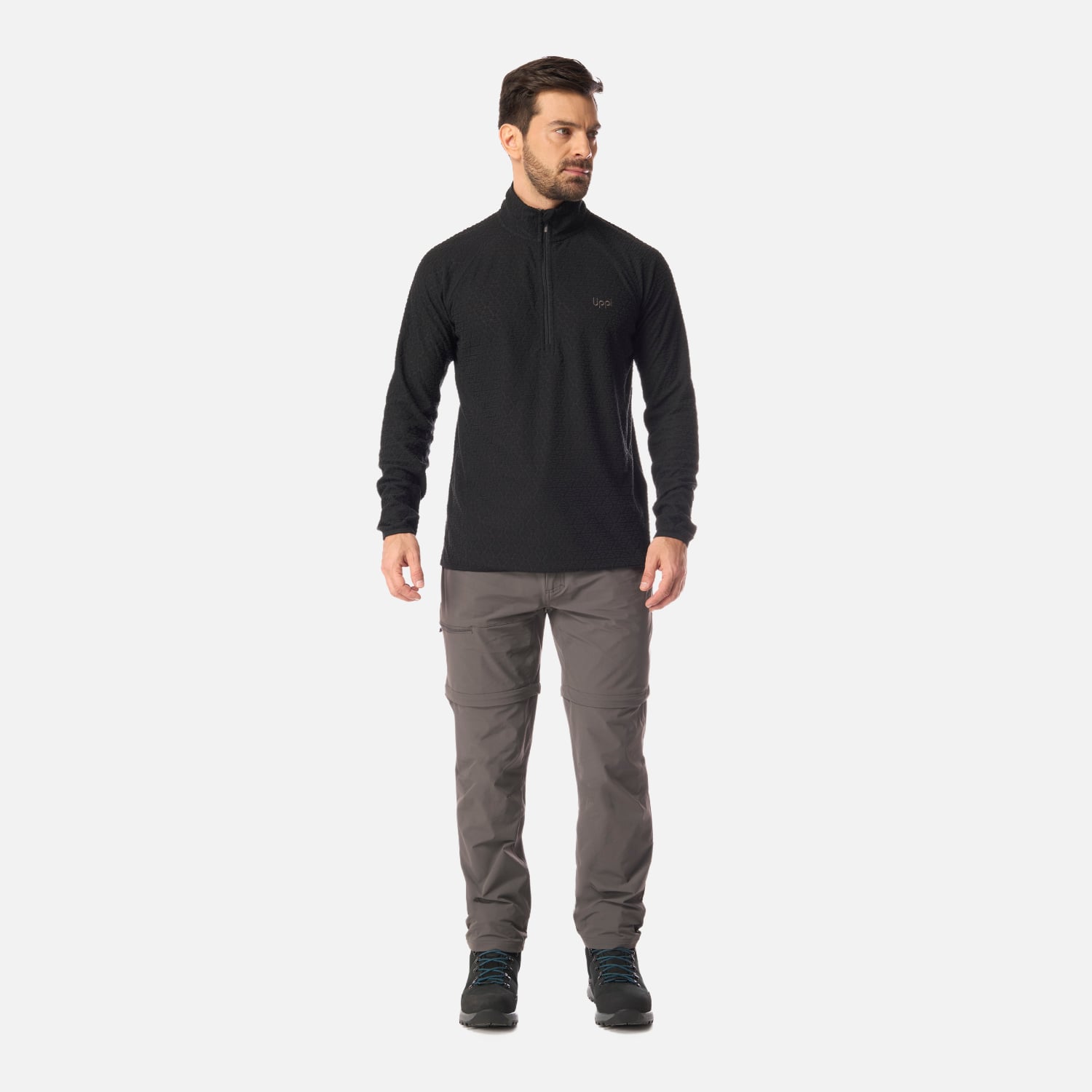 PANTALON HOMBRE BLACKLASH Q-DRY MIX-2 PANTS GRIS MEDIO LIPPI I26 - 8