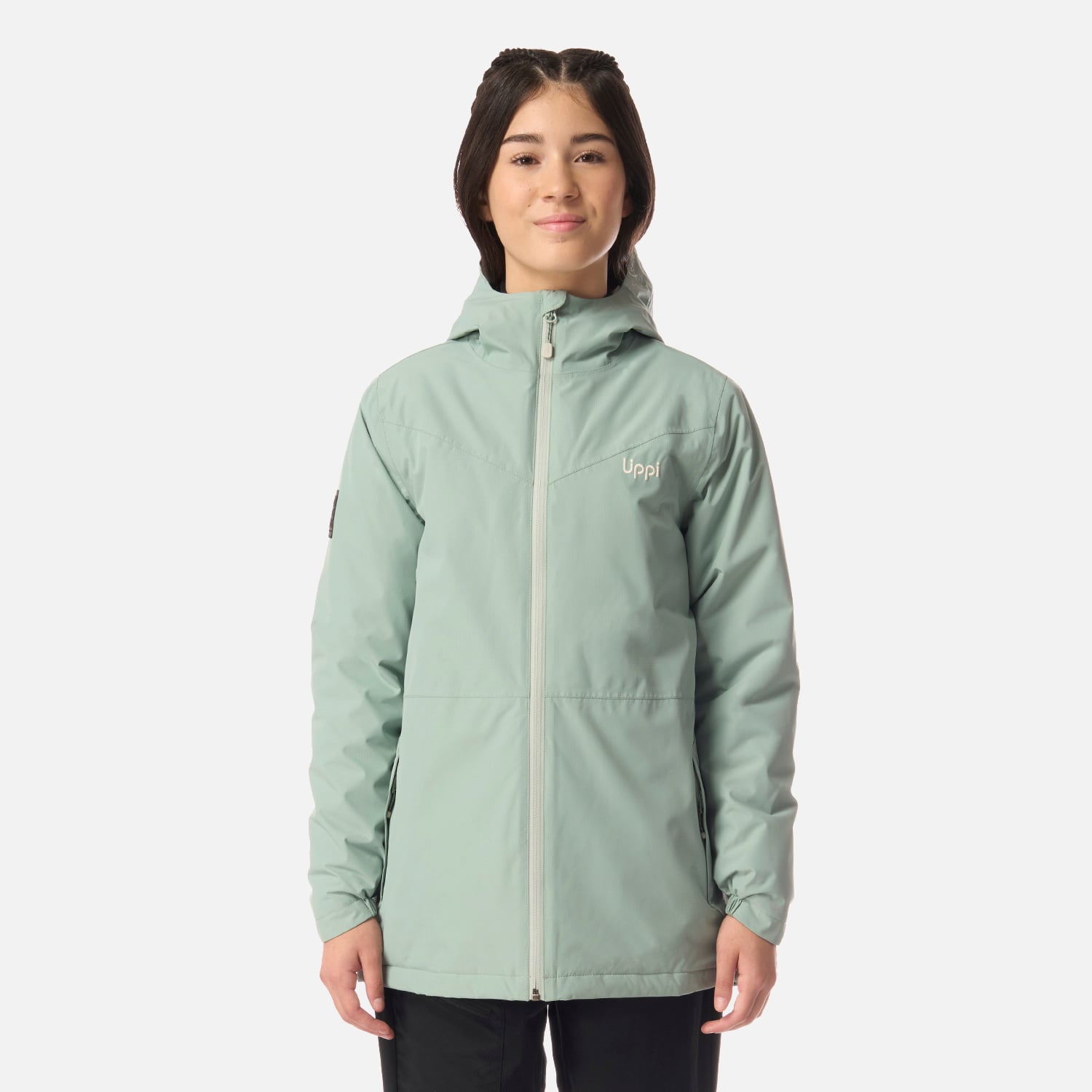 CHAQUETA TEEN GIRL COLD PLACE B-DRY HOODY JACKET JADE LIPPI I26 - 1