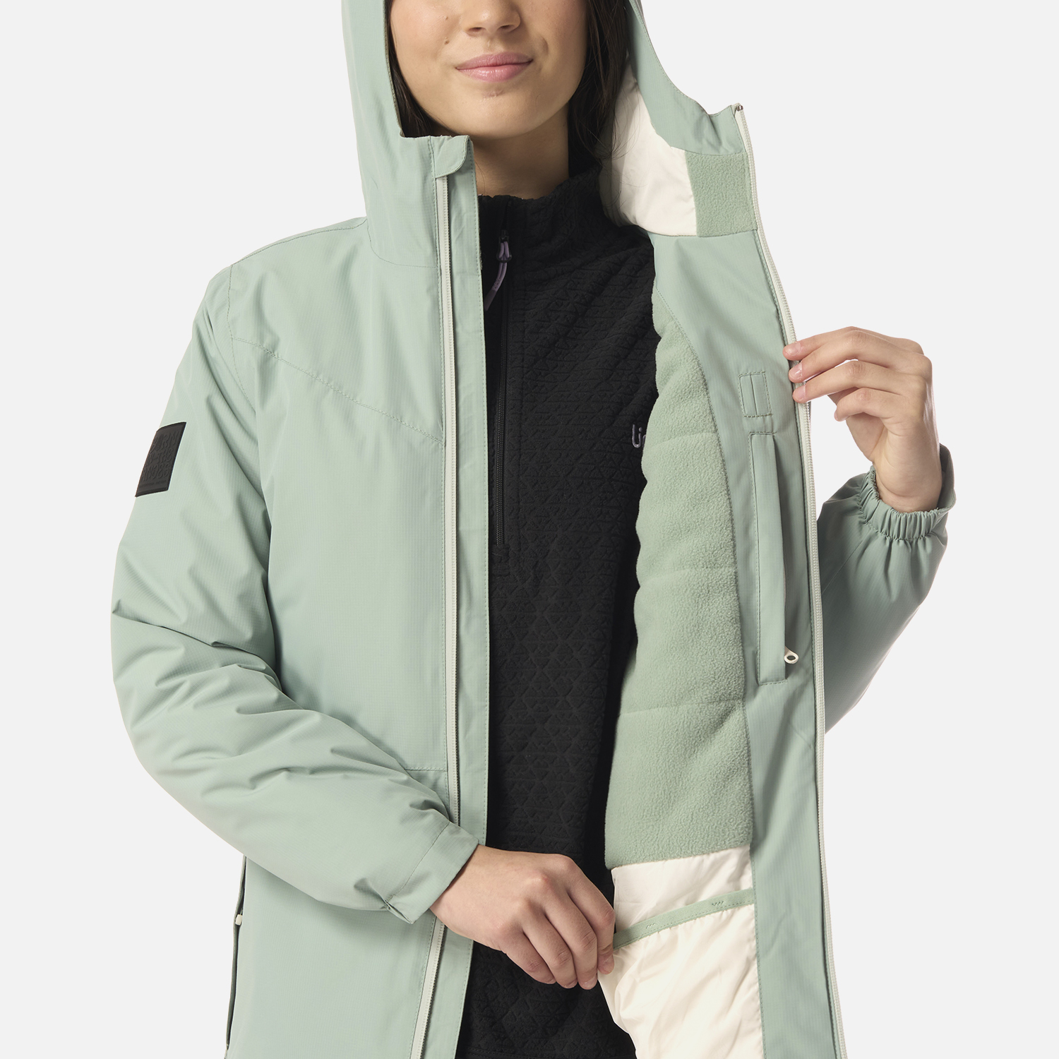 CHAQUETA TEEN GIRL COLD PLACE B-DRY HOODY JACKET JADE LIPPI I26 - 8