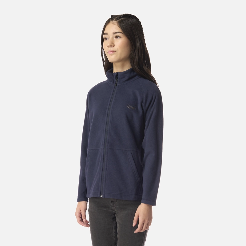 POLAR TEEN GIRL COLD DAY THERM-PRO FULL ZIP JACKET AZUL MARINO LIPPI I26 - 2