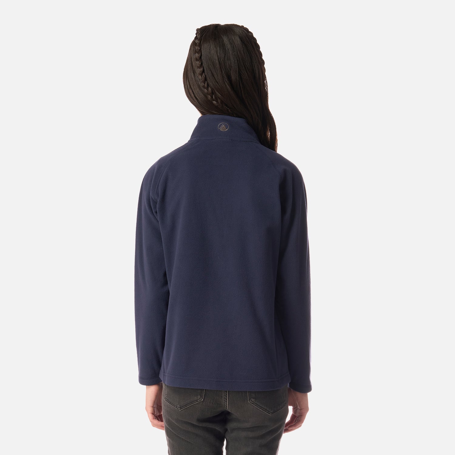 POLAR TEEN GIRL COLD DAY THERM-PRO FULL ZIP JACKET AZUL MARINO LIPPI I26 - 3
