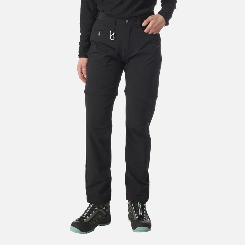 PANTALON MUJER LENNOX Q-DRY MIX-2 PANTS NEGRO LIPPI - 1
