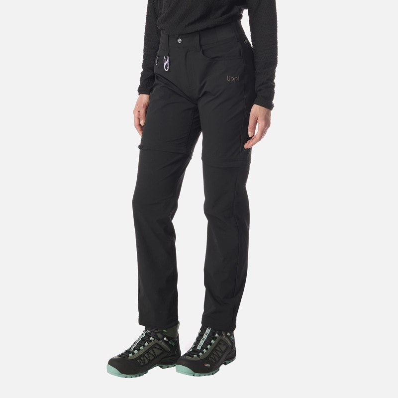 PANTALON MUJER LENNOX Q-DRY MIX-2 PANTS NEGRO LIPPI - 2