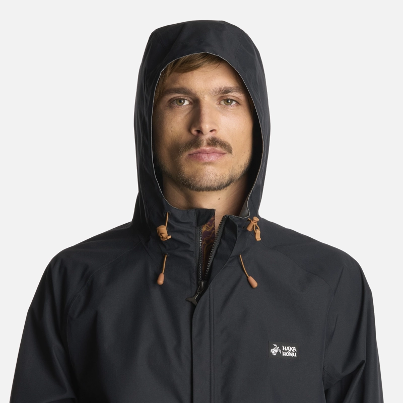 CHAQUETA HOMBRE VIENTO NORTE NEGRO HAKA HONU - 4