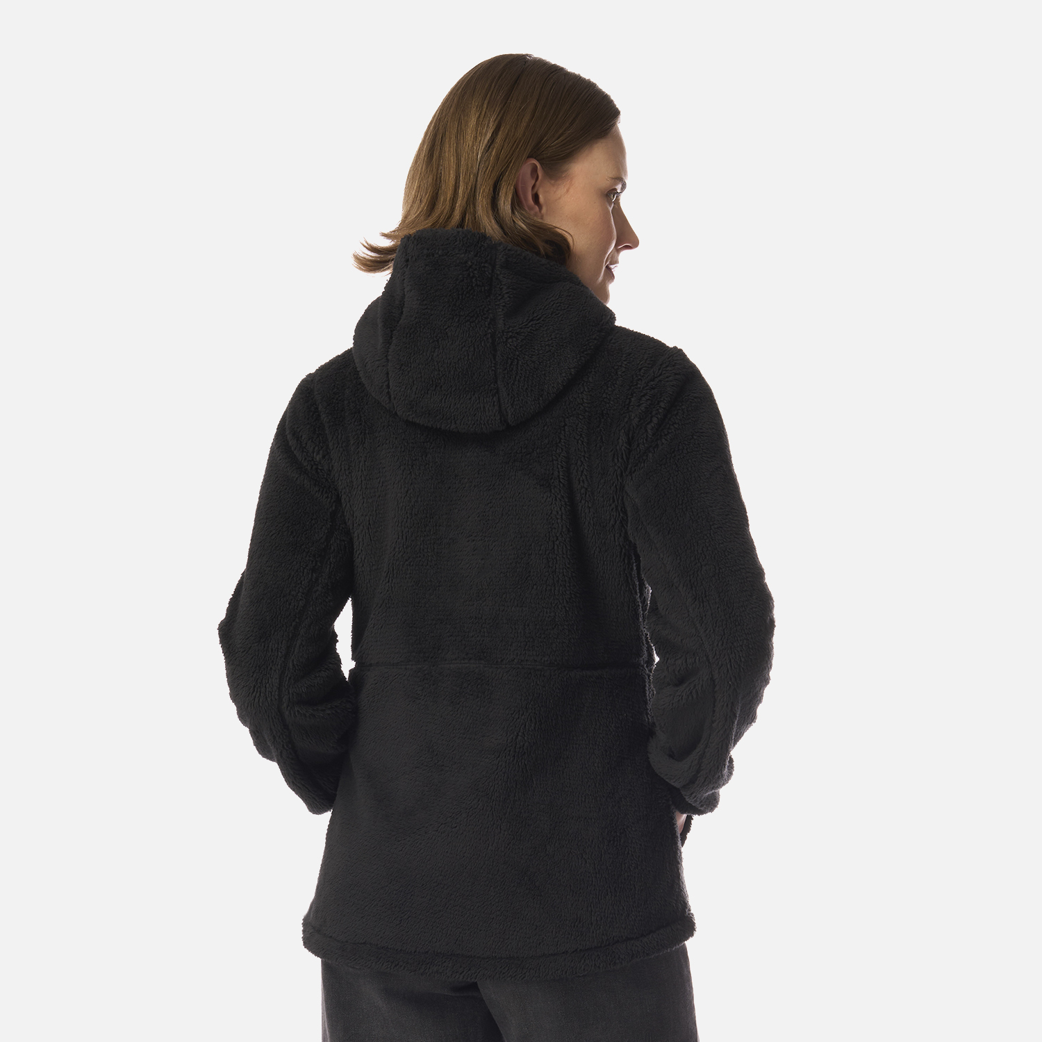 POLAR MUJER BEAR SHAGGY-PRO HOODY JACKET NEGRO LIPPI I26 - 3