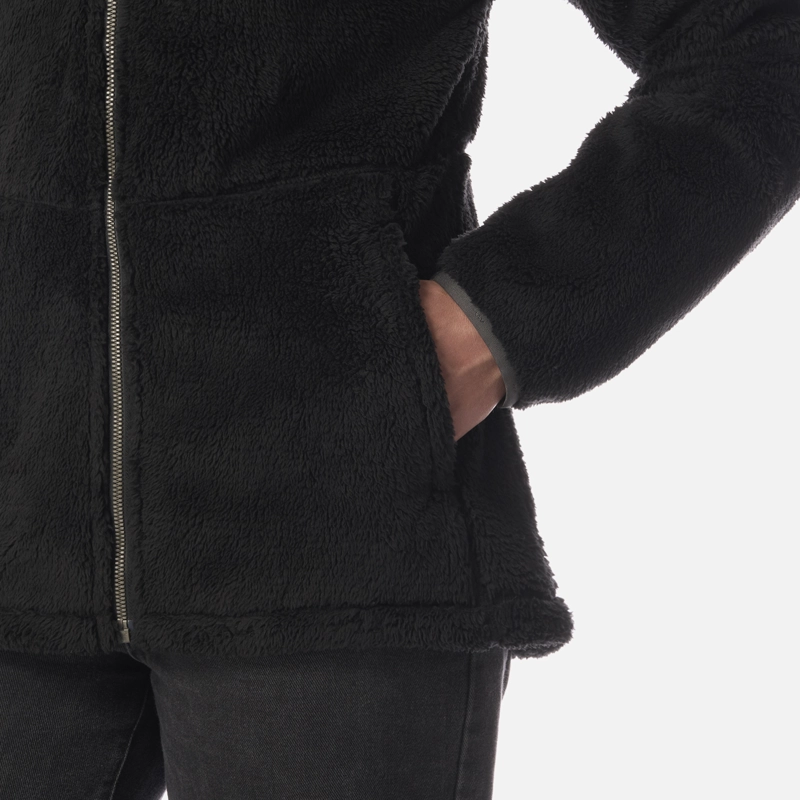 POLAR MUJER BEAR SHAGGY-PRO HOODY JACKET NEGRO LIPPI I26 - 5
