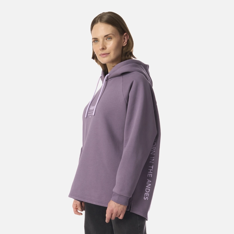 POLERON MUJER HEAVY DUTY HOODY SWEATSHIRT VIOLETA LIPPI I26 - 2
