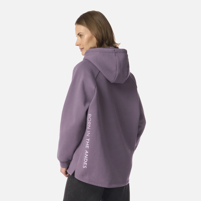 POLERON MUJER HEAVY DUTY HOODY SWEATSHIRT VIOLETA LIPPI I26 - 3