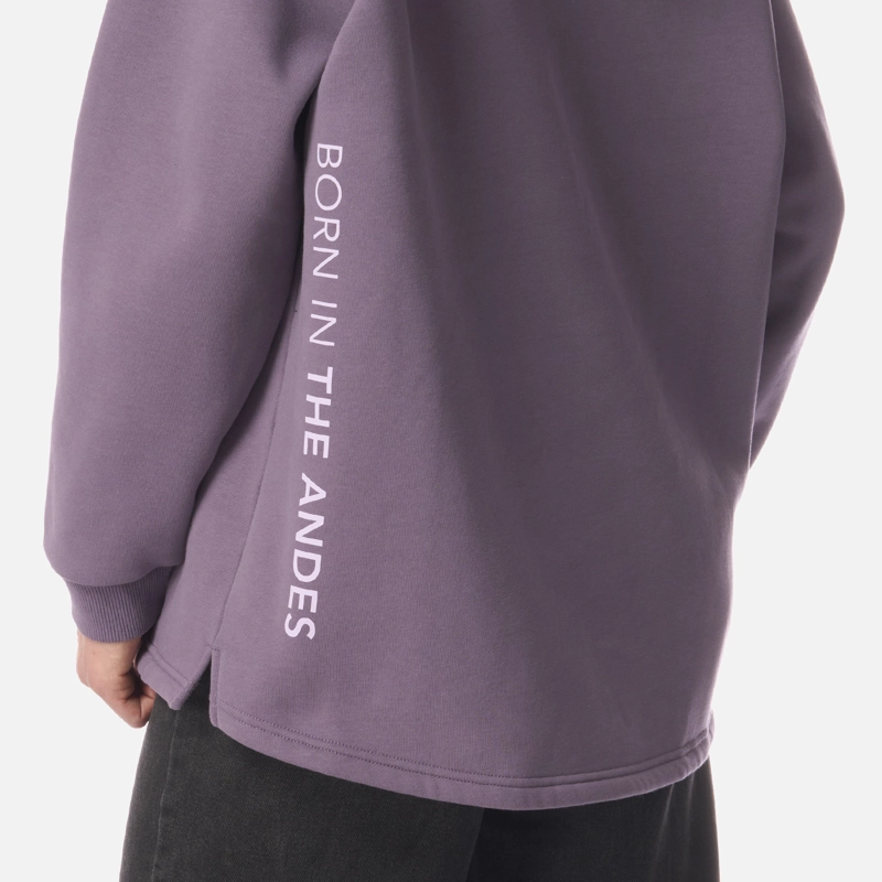 POLERON MUJER HEAVY DUTY HOODY SWEATSHIRT VIOLETA LIPPI I26 - 5