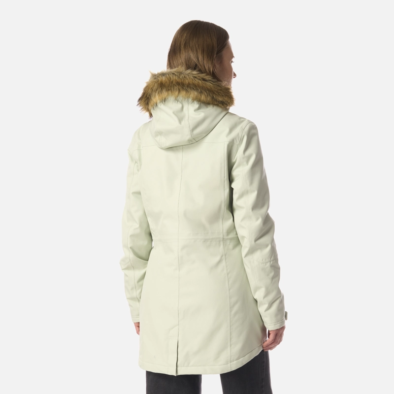 CHAQUETA MUJER ROBLE B-DRY HOODY JACKET VERDE AGUA MELANGE LIPPI I26 - 3