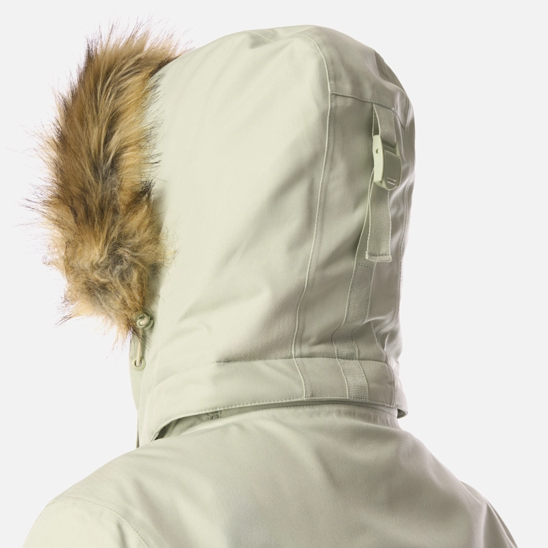 CHAQUETA MUJER ROBLE B-DRY HOODY JACKET VERDE AGUA MELANGE LIPPI I26 - 9