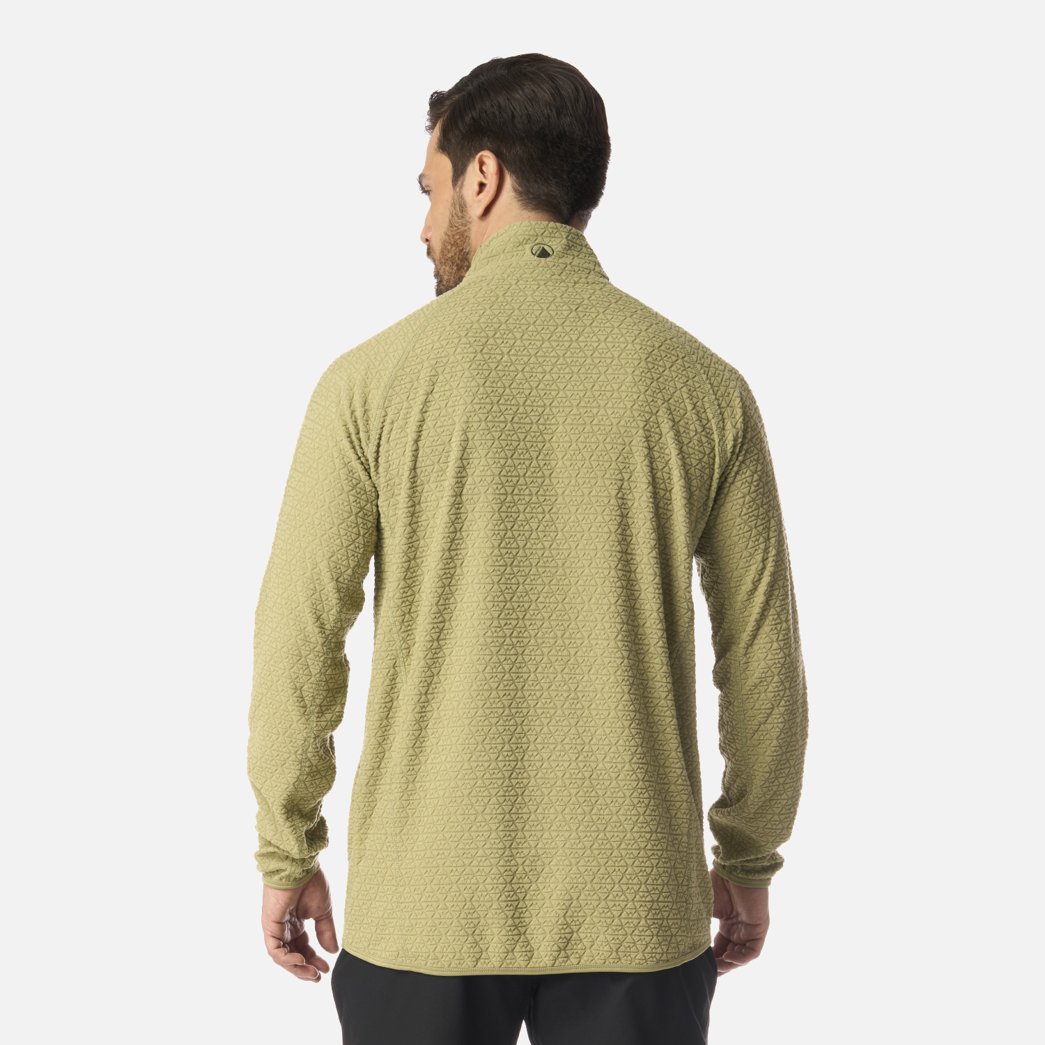 POLERON HOMBRE JACARANDA NANO-F 1/4 ZIP VERDE LIPPI I26 - 3