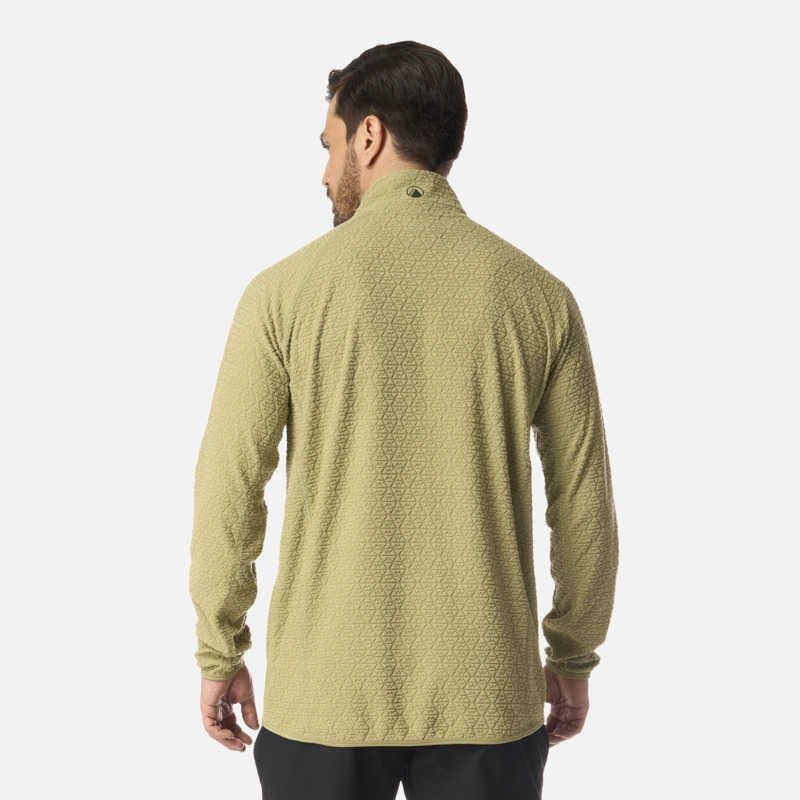 POLERON HOMBRE JACARANDA NANO-F 1/4 ZIP VERDE LIPPI I26 - 3